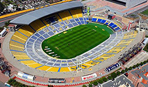 Stade de la Grande Canarie vu du ciel