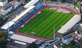 Stade de la Libération vu du ciel