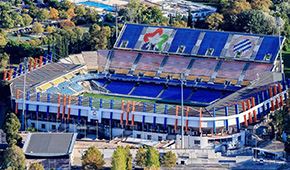 Stade de la Mosson vu du ciel