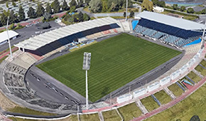 Stade de la Vallée du Cher vu du ciel