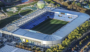 Stade de Mendizorroza vu du ciel