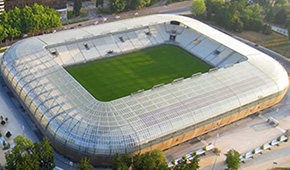 Stade des Alpes vu du ciel