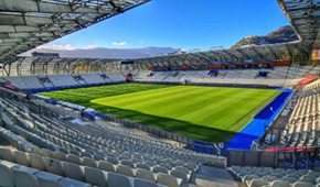 Stade des Alpes vu des tribunes