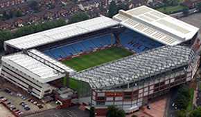 Stade de Villa Park vu du ciel