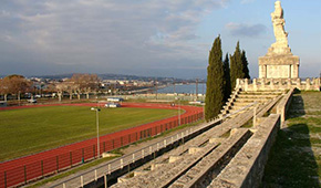 Stade du Fort Carré vu des tribunes