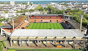 Stade du Moustoir vu du ciel