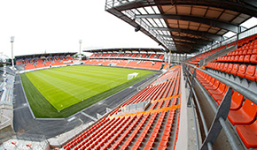 Stade du Moustoir vu des tribunes