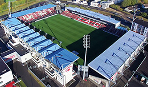 Stade du Roudourou vu du ciel