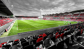 Stade du Roudourou vu des tribunes