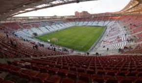 Stade Enrique Roca de Murcie vu des tribunes