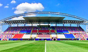 Stade Ezio Scida vu des tribunes
