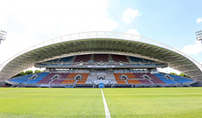 Stade Gabriel Montpied vu des tribunes