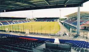 Stade Gaston Petit vu des tribunes