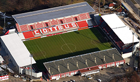 Stade LEAG Energie vu du ciel