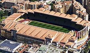 Stade Louis II vu du ciel