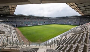 Stade Louis Dugauguez vu des tribunes