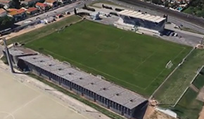 Stade Louis Michel vu du ciel