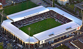 Stade Marcel Picot vu du ciel