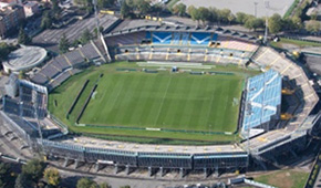 Stade Mario Rigamonti vu du ciel