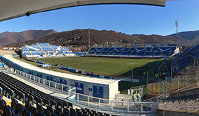 Stade Mario Rigamonti vu des tribunes