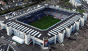 Stade Michel d'Ornano vu du ciel