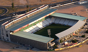 Stade Nuevo Arcangel vu du ciel