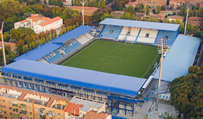 Stade Paolo Mazza vu du ciel