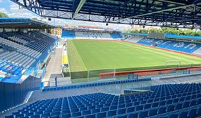 Stade Paolo Mazza vu des tribunes