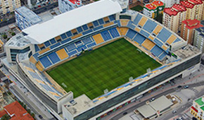 Stade Ramon de Carranza vu du ciel