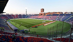 Stade Renato Dall'Ara vu des tribunes