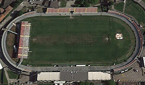 Stade Sandro Cabassi vu du ciel