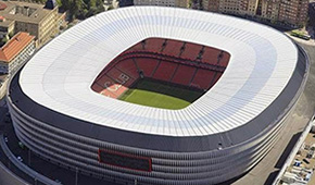 Stade San Mamés vu du ciel