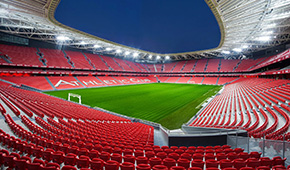 Stade San Mamés vu des tribunes