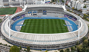 Stade Sébastien Charléty vu du ciel