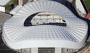 Orange Vélodrome vu du ciel