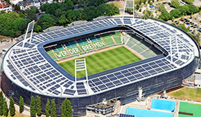 Stade Weser vu du ciel