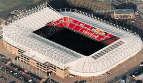 Stadium of Light vu du ciel