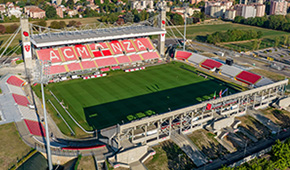 U-Power Stadium vu du ciel