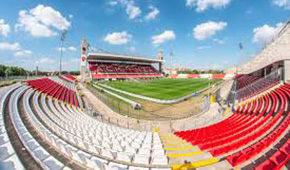 U-Power Stadium vu des tribunes