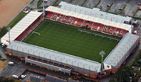 Vitality Stadium vu du ciel