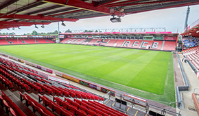 Vitality Stadium vu des tribunes