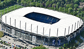 Volksparkstadion vu du ciel