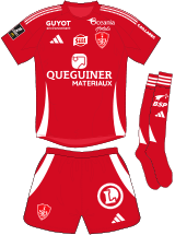 Stade Brestois Maillot Domicile