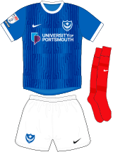 Portsmouth FC Maillot Domicile