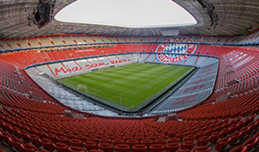 Allianz Arena vu des tribunes