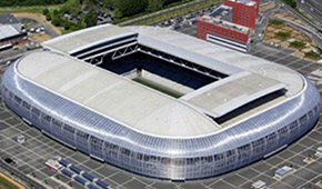 Decathlon Arena Stade Pierre Mauroy vu du ciel