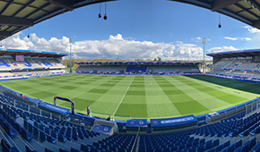 Stade Abbé Deschamps vu des tribunes