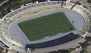 Stade Adriatico Giovanni Cornacchia vu du ciel