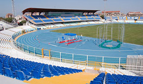 Stade Adriatico Giovanni Cornacchia vu des tribunes