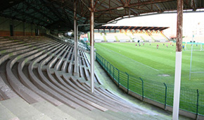 Stade Bauer vu des tribunes